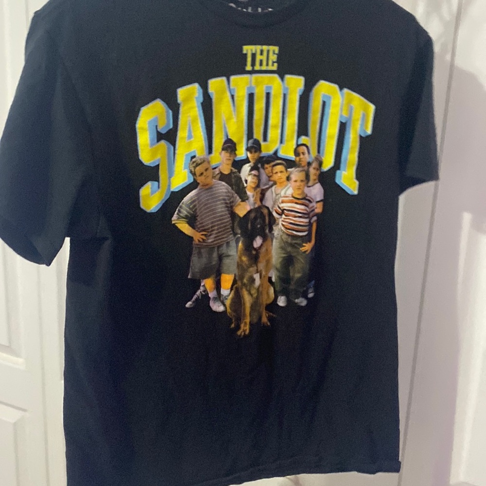black "the sandlot" tee shirt